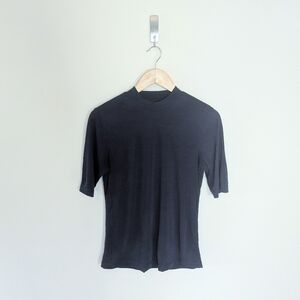 Kit & Ace Merino Wool Mockneck T-Shirt